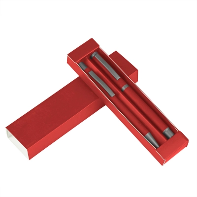
                                                Writing set, ball pen and roller ball pen
                                                