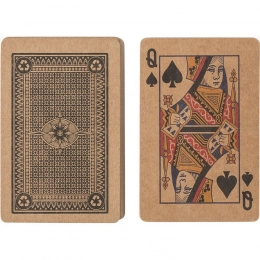 None. Recycled paper playing cards