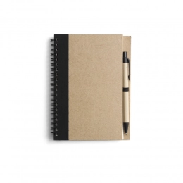 Блокнот примерно формата А5 с шариковой ручкой | Salvatore