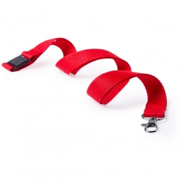 Lanyard with safety catch