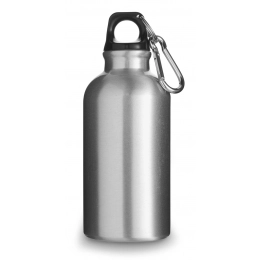 Sports bottle 400 ml with carabiner