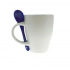 Ceramic mug 300 ml with spoon