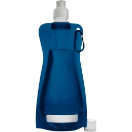 Foldable bottle 420 ml with carabiner