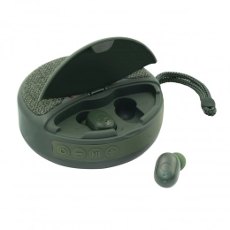 Беспроводная колонка 5W AIR GIFTS с функцией радио и беспроводным наушниками CALEB