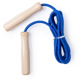 Skipping rope with wooden handles