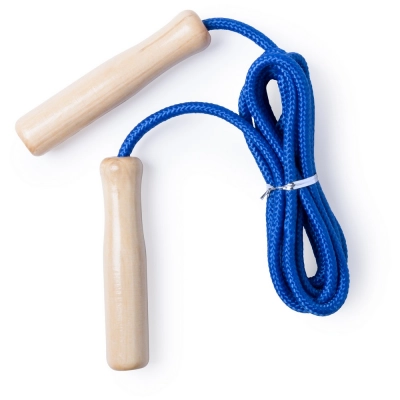 
                                            Skipping rope with wooden handles
                                            