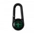Compass with carabiner
