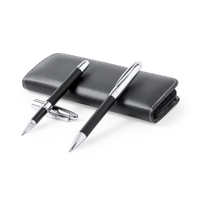 
                                                Writing set, ball pen and roller ball pen
                                                