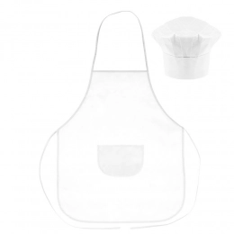 Набор для готовки, кухонный фартук и кулинарная шапочка, детский размер | Nedina