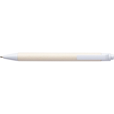 
                                                Writings. Ball pen made from milk cartoon
                                                
