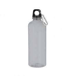 Drinkware. RPET sports bottle 630 ml with carabiner clip