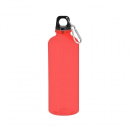 Drinkware. RPET sports bottle 630 ml with carabiner clip