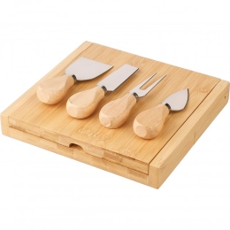 Bamboo cheese set