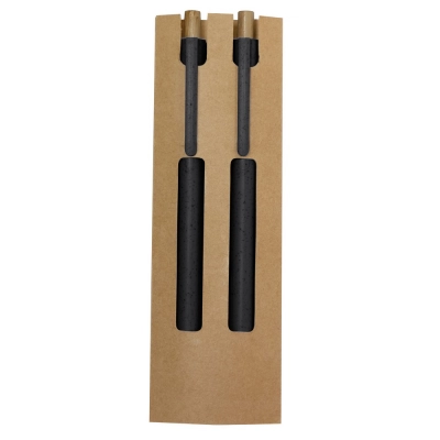 
                                                Wheat straw writing set, ball pen and 