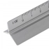 Triangle shaped ruler
