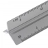 Triangle shaped ruler
