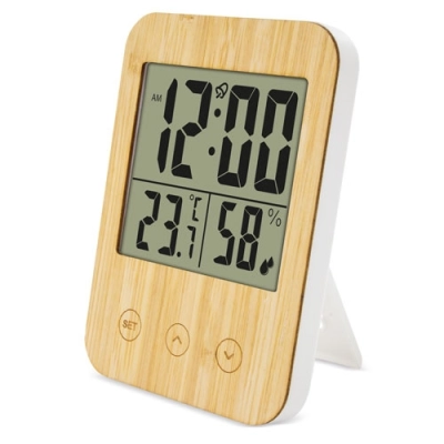 
                                            BAMBOO HYGROMETRIC THERMOMETER
                                            