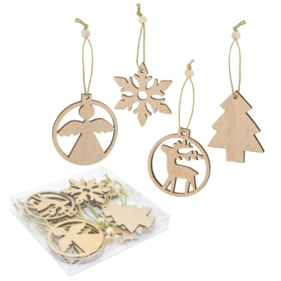 
                                            SET CHRISTMAS WOODEN ORNAMENTS NOELLY
                                            