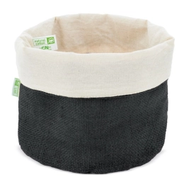 COTTON AND NATURAL JUTE BREAD BASKET PAPÚA
