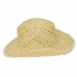 GREEN STRAW HAT WITH INTERIOR RIBBON 