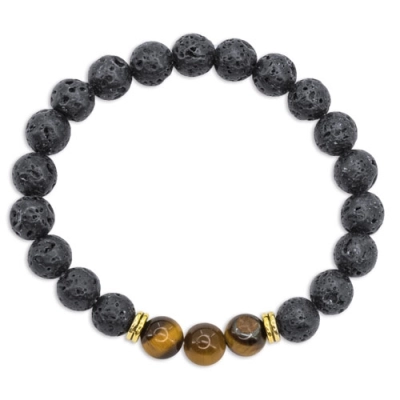 
                                            BRACELET WITH VOLCANIC STONE ÁVALON
                                            