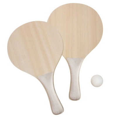 
                                            WOOD AND WHEAT FIBER BEACH RACKETS YAIZA
                                            