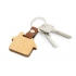 WOODEN KEYRING HAUS