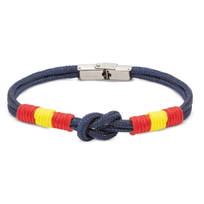 
                                            ADJUSTABLE BRACELET WITH SPANISH FLAG 
                                            