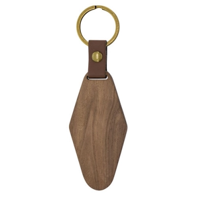 
                                            RHOMBUS WOOD KEYRING 
                                            