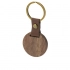 ROUND WOOD KEYRING 