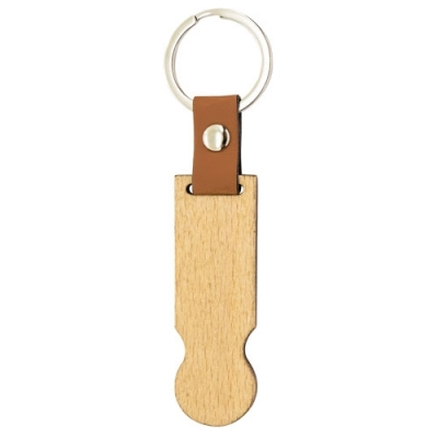 
                                            WOODEN KEYRING 