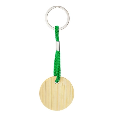 
                                            ROUND BAMBOO KEYRING “YIBIN”
                                            