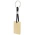 Прямоугольный бамбуковый брелок Прямоугольный бамбуковый брелок