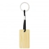 Прямоугольный бамбуковый брелок Прямоугольный бамбуковый брелок