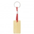 Прямоугольный бамбуковый брелок Прямоугольный бамбуковый брелок
