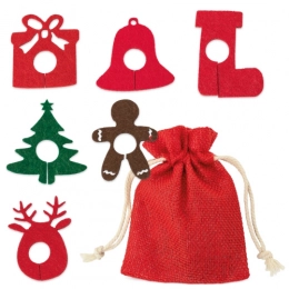 SET 6 FELT GLASS MARKERS 