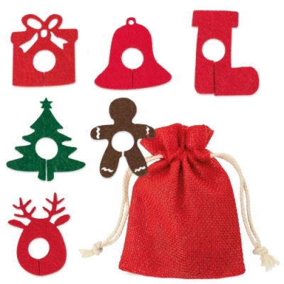 
                                            SET 6 FELT GLASS MARKERS 