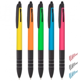 SET OF FLUO TOUCH PENS 3-COLOURS “IMPACT” (5 PCS)