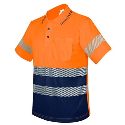 
                                                POLO SHIRT WITH POCKET AND ELASTIC REFLECTIVE BANDS “QVO”
                                                