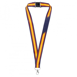 WIDE LANYARD WITH SPANISH FLAG 