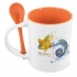 SUBLIMACION ROUND MUG WITH SPOON 