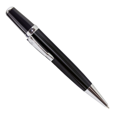 
                                            Металлическая ручка с серебряным покрытием 