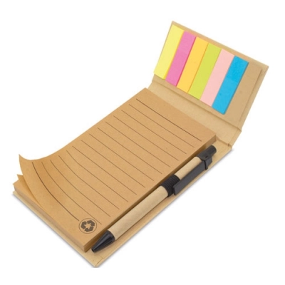 
                                            NOTEBOOK WITH PAGE MARKER AND PEN 