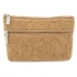 DOUBLE ZIP CORK PURSE NATUR