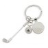 METALLIC KEYRING GOLF