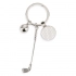 METALLIC KEYRING GOLF