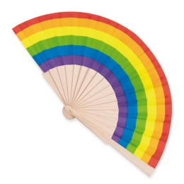 ABANICO MADERA 16 VARILLAS 