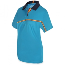 Темно-синее женское поло 