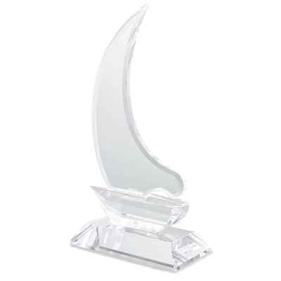 
                                            BOAT SHAPED GLASS TROPHÉE
                                            
