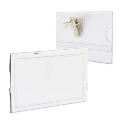 
                                            CARD HOLDER WITH SAFETY CLIP
                                            